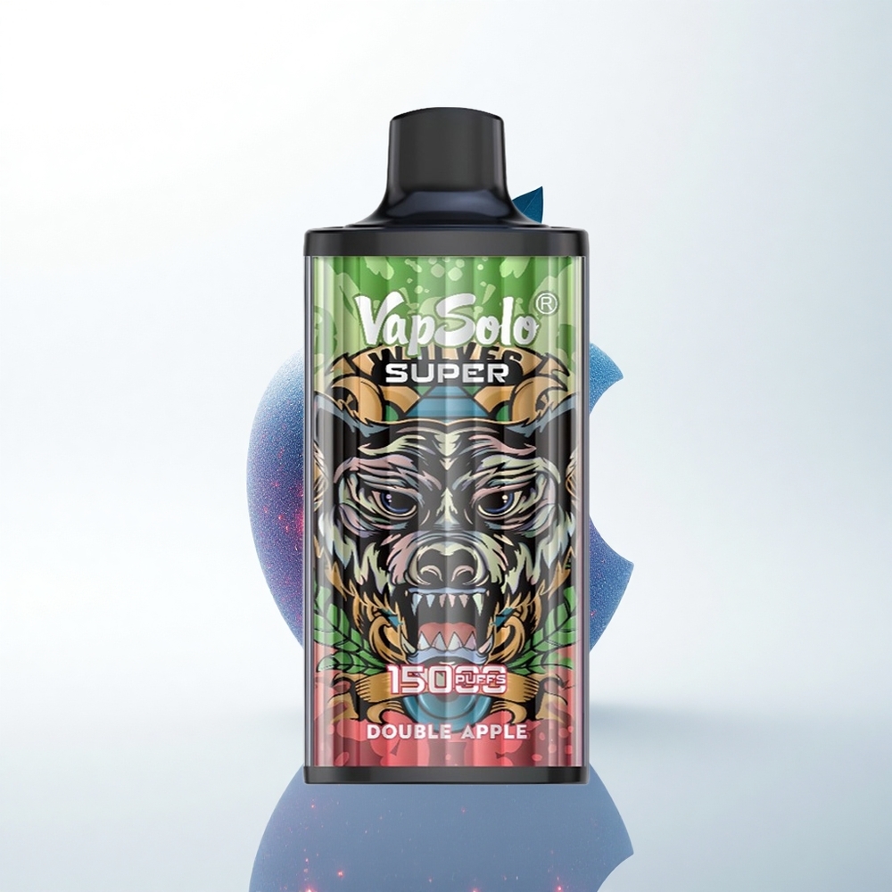 Vapsolo Super 15000 Puffs ダブルアップル 40mlメッシュ