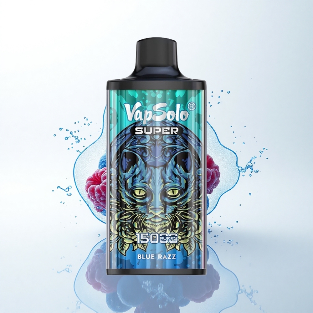 Vapsolo Super 15000 Puffs ブルーラズ 850メッシュ 40ml