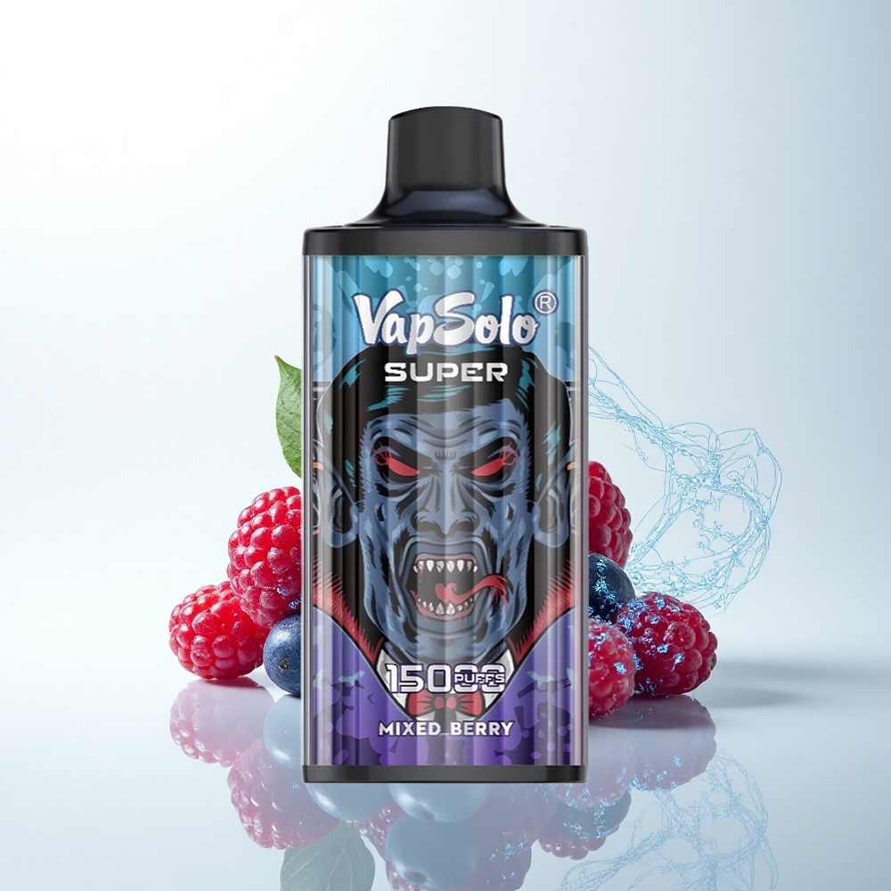 Vapsolo Super 15000 Puffs ミックスベリー850メッシュ