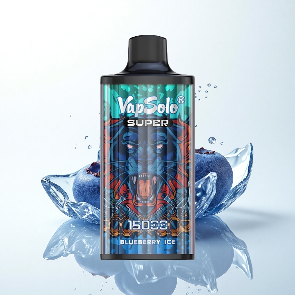 Vapsolo Super 15000 Puffs ブルーベリーアイス850メッシュ