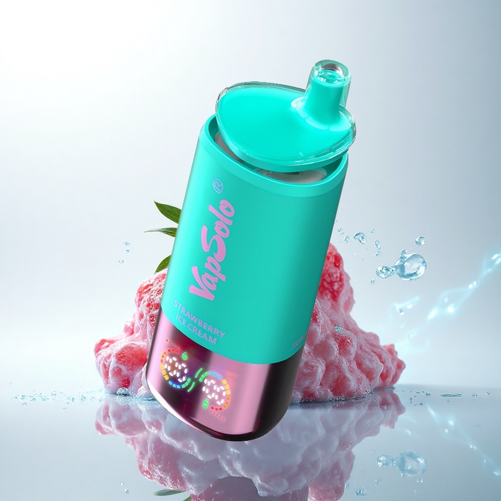 Vapsolo Triple 30000 Puffs 苺アイスクリーム 40ml 3タンク Type-C