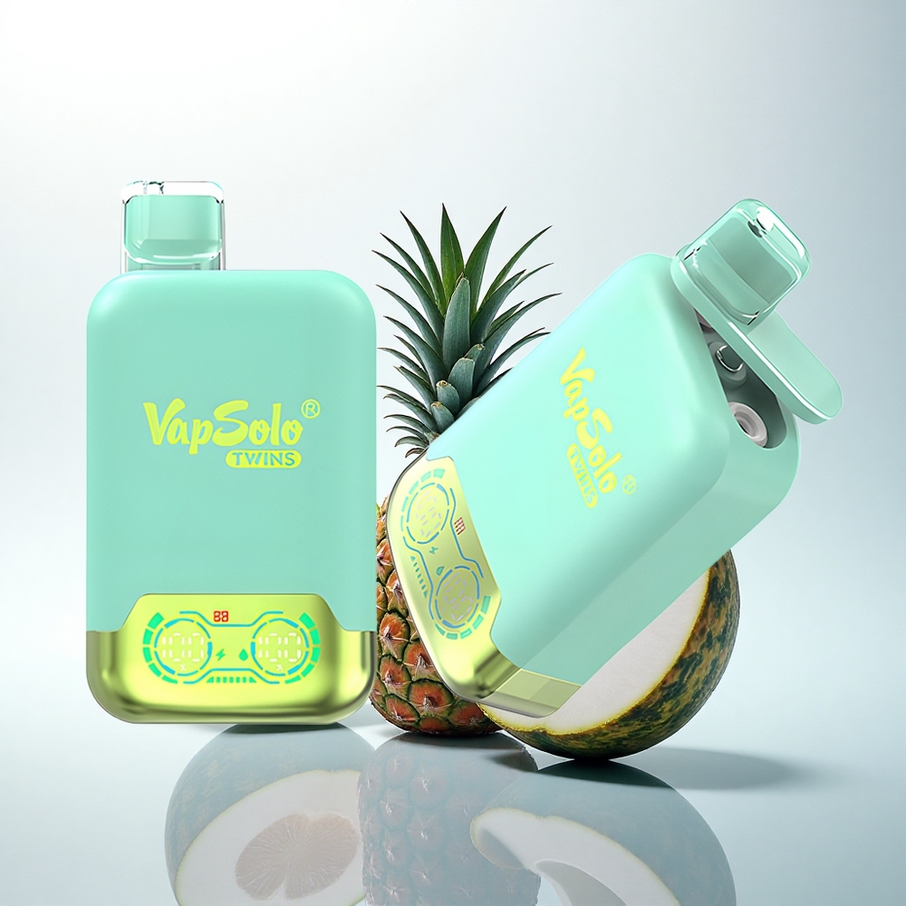 Vapsolo Twins 20000 Puffs トリプルメロン＆パイナップルココナツ 40ml ダブルタンク