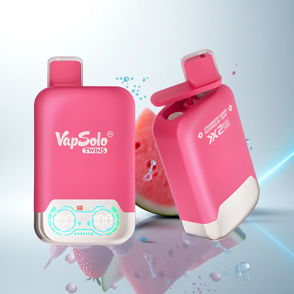 Vapsolo Twins 20000 Puffs いちごすいかグミベア タイプC 40ml