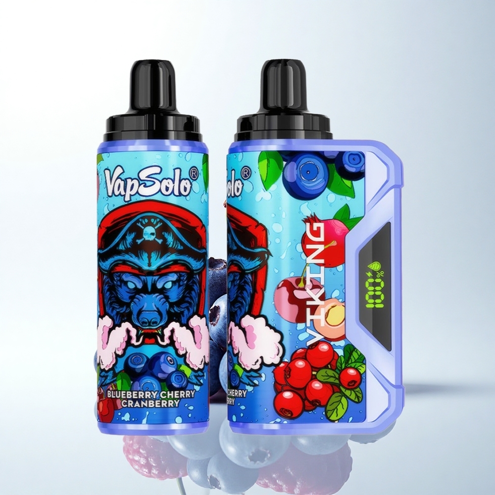 VapSolo VIKING 12000 Puffs ブルーベリーチェリークランベリー22mlタイプC