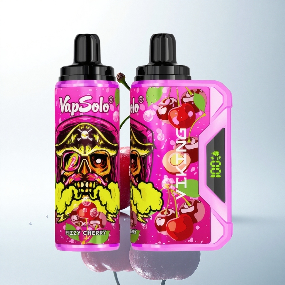 VapSolo VIKING 12000 Puffs フジーチェリー 22ml タイプC