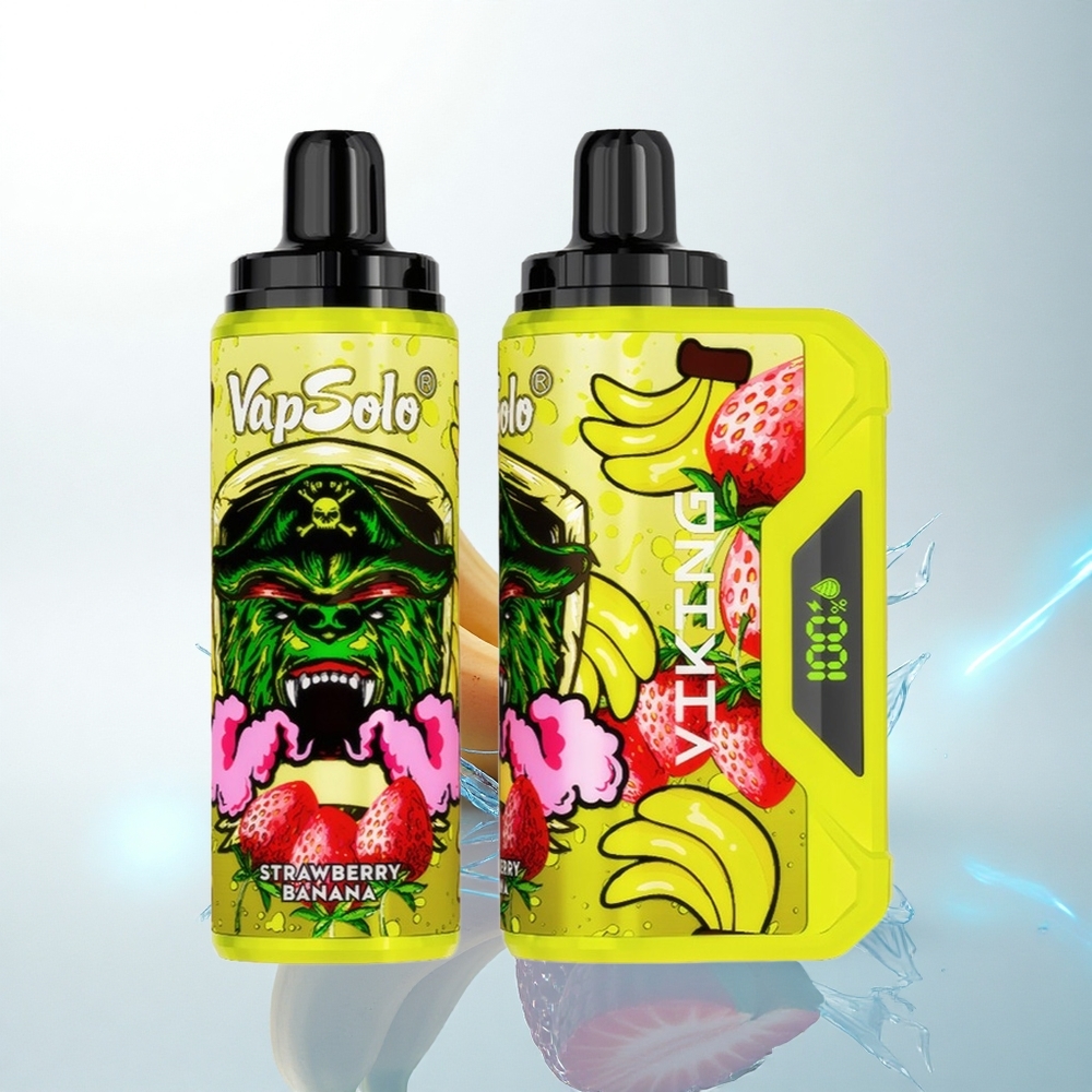 VapSolo VIKING 12000 Puffs イチゴバナナ 22ml Type-C