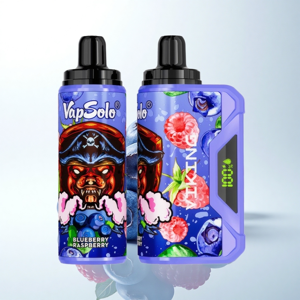 VapSolo VIKING 12000 Puffs ブルーベリーレーズベリー22ml Type-C