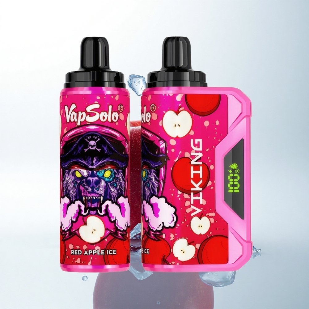 VapSolo VIKING 12000 Puffs 赤りんご氷 22ml Type-C