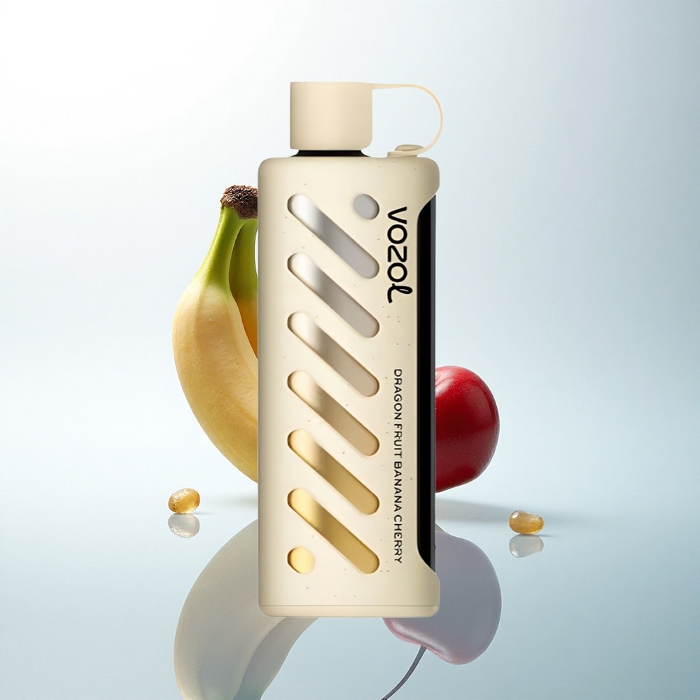 VOZOL Gear Shisha 25000 Puffs ドラゴンフルーツバナナチェリー デュアルメッシュ 5mg