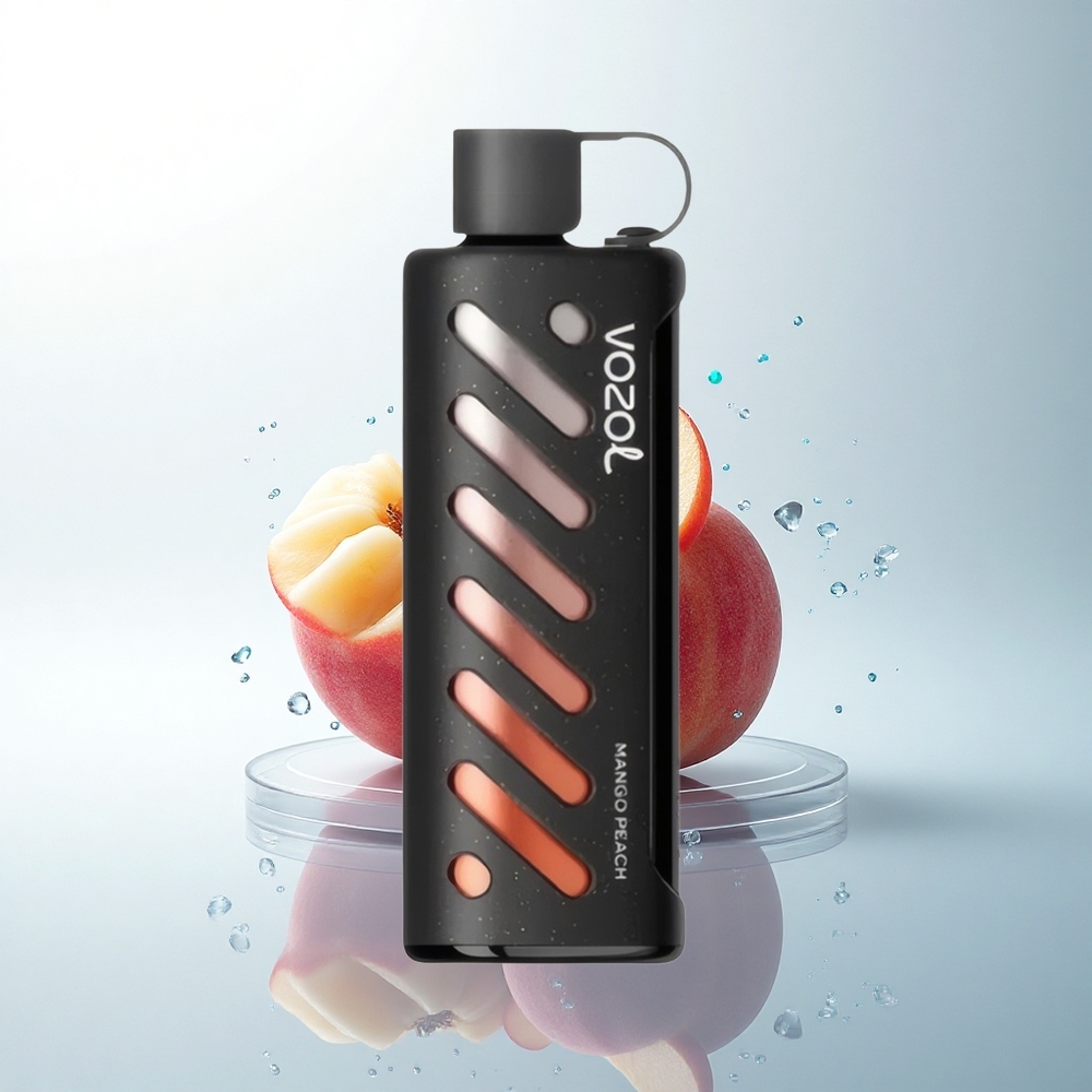 VOZOL Gear Shisha 25000 Puffs マンゴーピーチ デュアルメッシュ 5mg