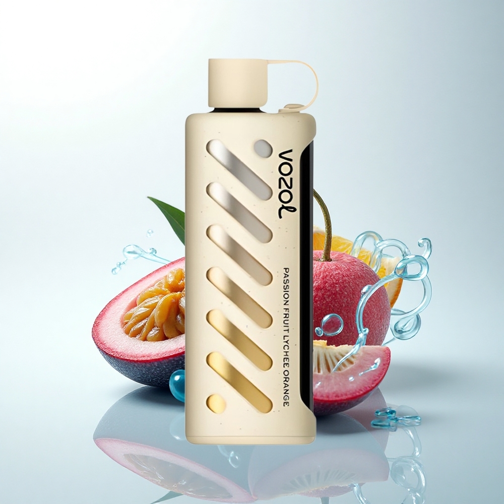 VOZOL Gear Shisha 25000 Puffs パッションフルーツライチオレンジデュアルメッシュ