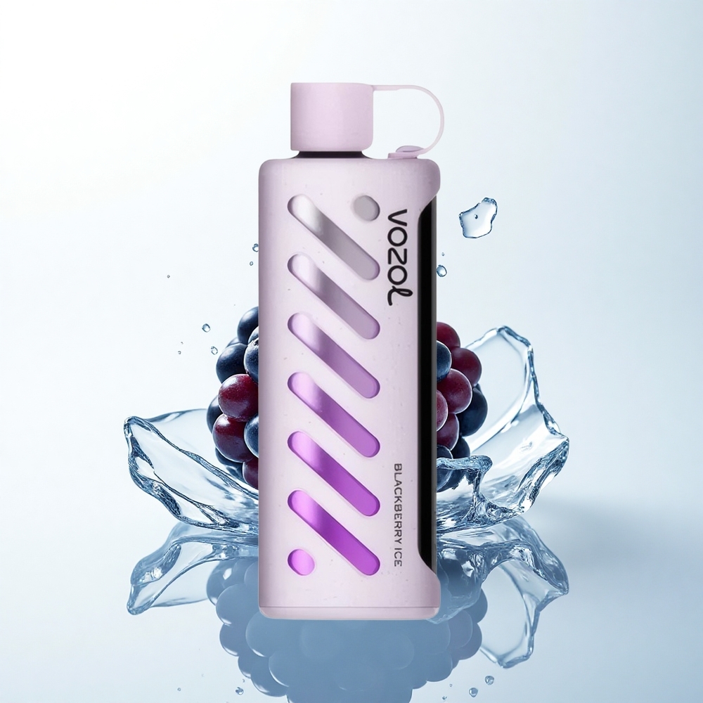 VOZOL Gear Shisha 25000 Puffs ブラックベリーアイス デュアルメッシュ スマートチップ